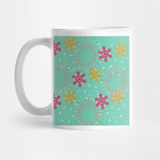 Christmas snow flakes Mug